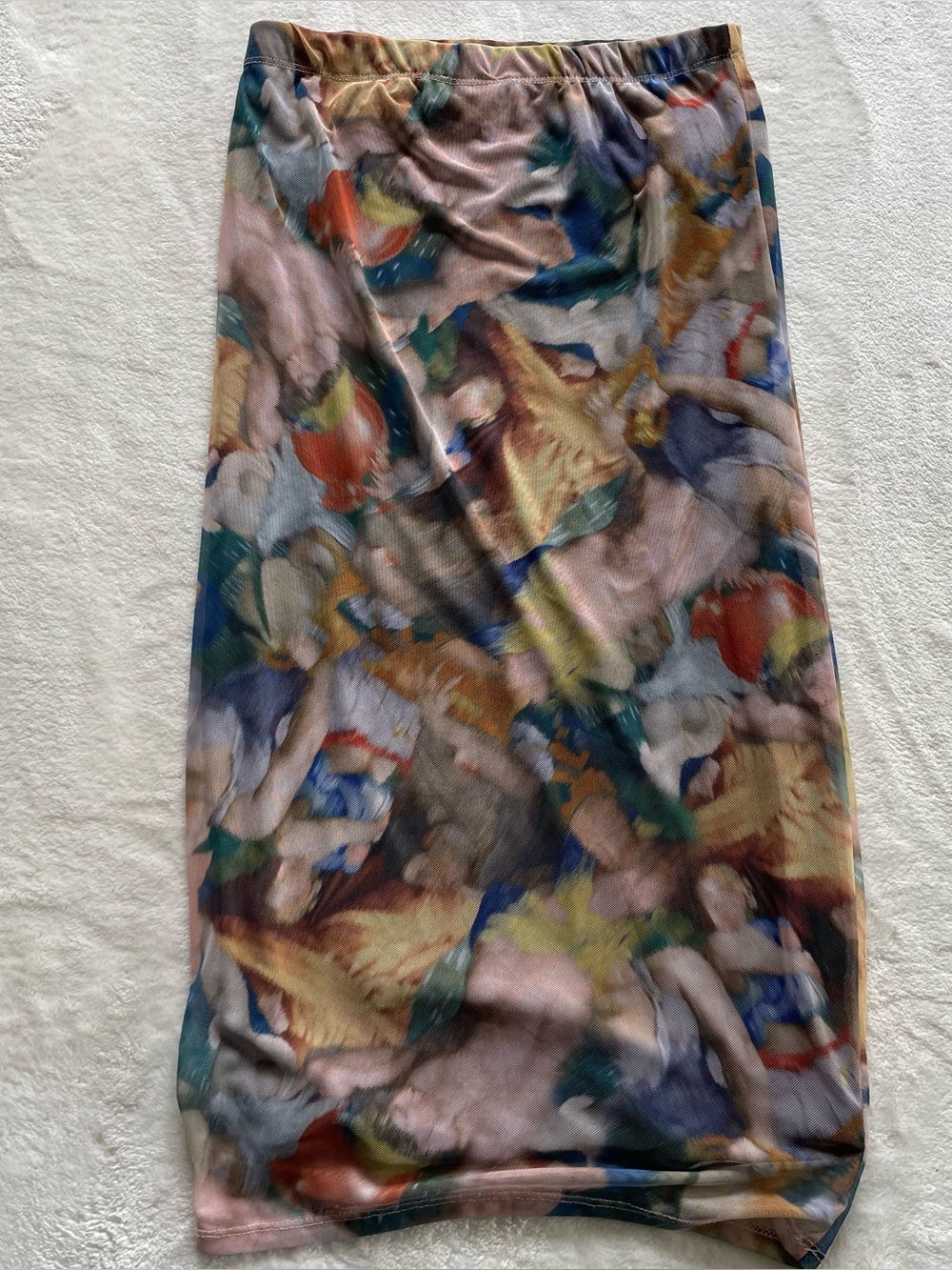 Persaya Blur Angel Cherub Art Skirt size L - Picture 2 of 11